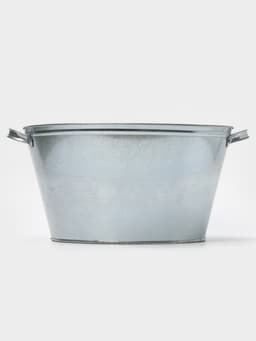 Таз оцинкованный круглый, 26 л, d=45.5 см, h=24 см, ГОСТ