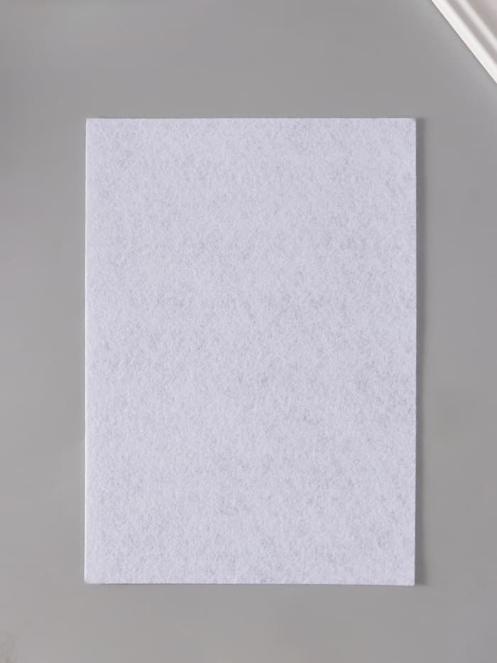 Фетр жесткий 1 мм, «Белоснежный», набор 10 листов, формат А4
