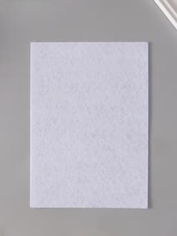 Фетр жесткий 1 мм, «Белоснежный», набор 10 листов, формат А4