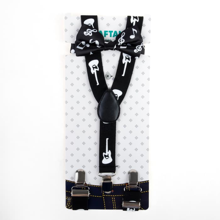 Набор для мальчика KAFTAN «Музыка»: подтяжки и галстук-бабочка