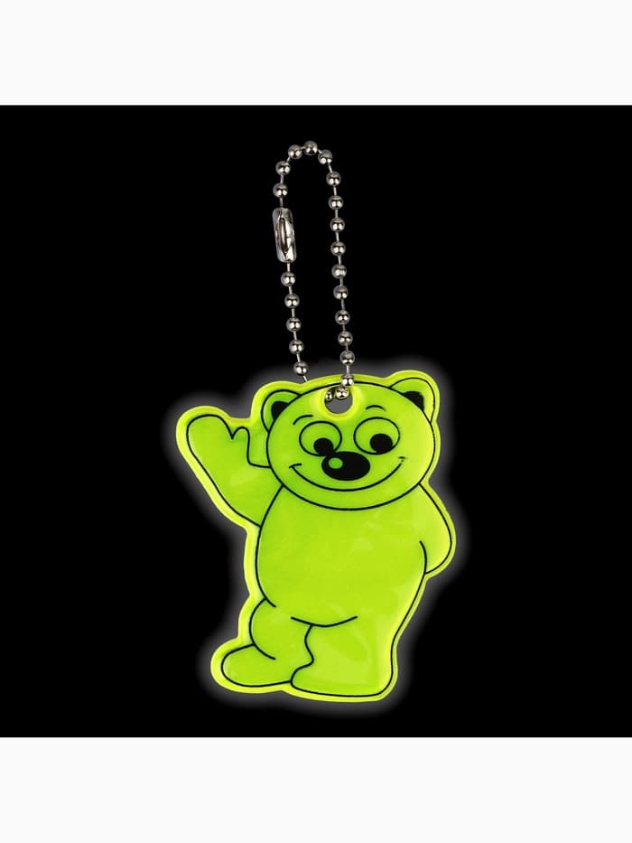 Светоотражающий элемент «Медведь», двусторонний, 6×5 см, МИКС