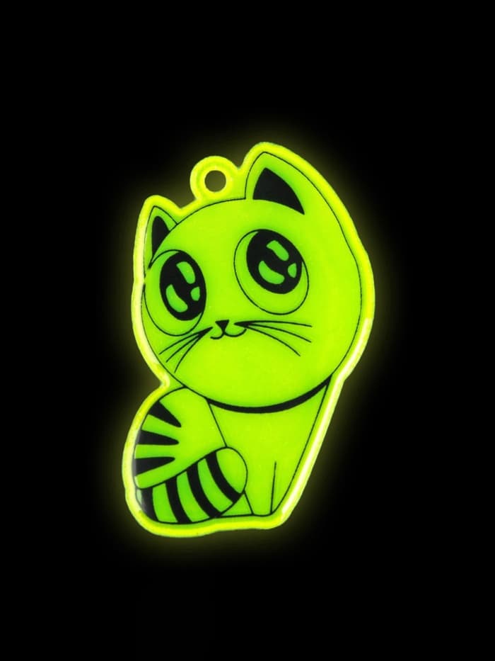 Светоотражающий элемент «Кошка», 5×3.5 см, МИКС