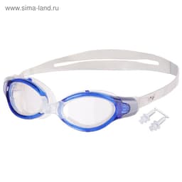 Очки для плавания ONLYTOP, беруши, МИКС