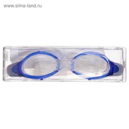 Очки для плавания ONLYTOP, беруши, МИКС