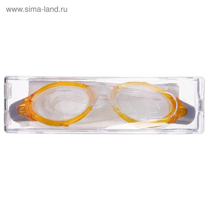 Очки для плавания ONLYTOP, беруши, МИКС