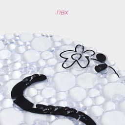 Коврик противоскользящий в ванну на присосках Доляна «Кошечки», 38×67.5 см, цвет белый