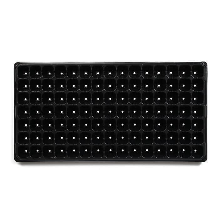 Кассета для рассады Greengo на 105 ячеек, по 20 мл, из пластика, чёрная, 55×29.5×3 см
