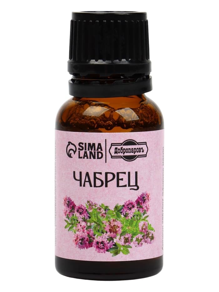 Эфирное масло «Чабрец», флакон-капельница, 17 мл «Добропаровъ»
