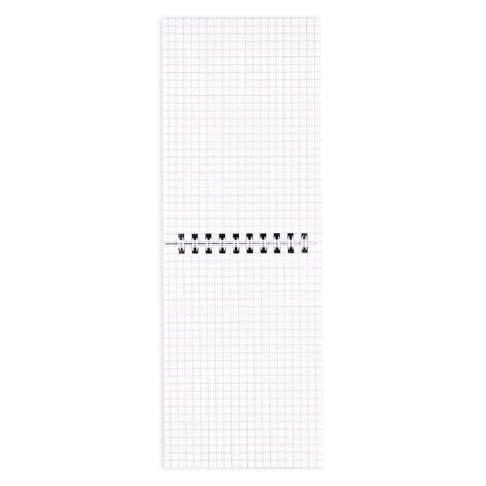 Блокнот А6, 40 листов на гребне, в клетку «23 февраля»