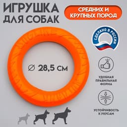 Кольцо «ДогЛайк» D-2612, 8-мигранное, среднее ⌀ 28.5 см