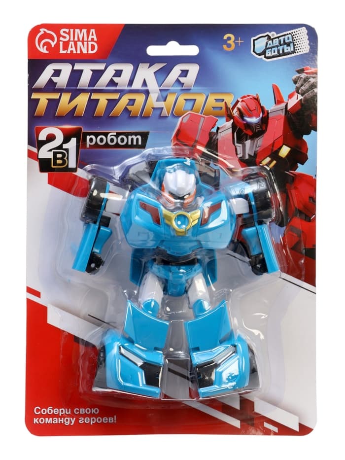 Робот «Автобот», трансформируется, цвет синий