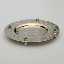 Подарочный набор чайный «ГЕРБ РФ», подстаканник, блюдце, ложка