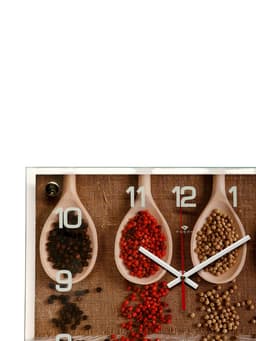 Часы настенные: Кухня, «Специи», бесшумные, 25×35 см