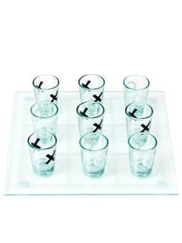 Настольная игра для взрослых «Пьяные Крестики-нолики», 9 стопок, доска 20×20 см