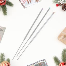 Бенгальские огни разноцветные «Цветопламенные», 3 шт., 30 см, горение 50 сек.