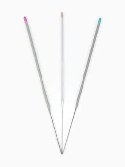 Бенгальские огни разноцветные «Цветопламенные», 3 шт., 30 см, горение 50 сек.