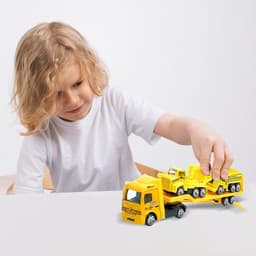 Машинка металлическая «Строительный автовоз», масштаб 1:64, МИКС