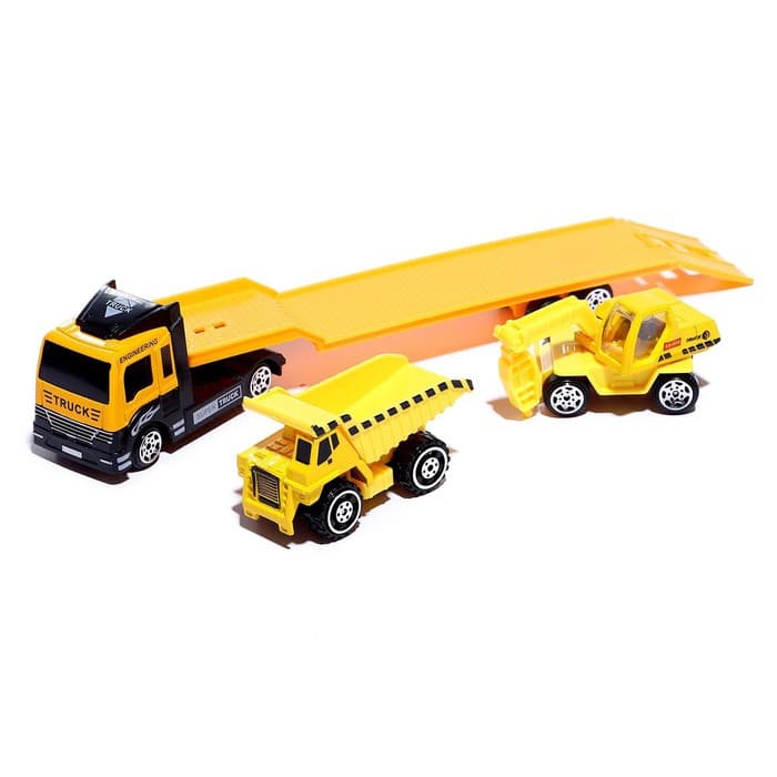 Машинка металлическая «Строительный автовоз», масштаб 1:64, МИКС