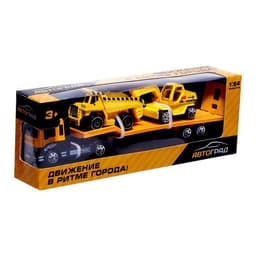 Машинка металлическая «Строительный автовоз», масштаб 1:64, МИКС