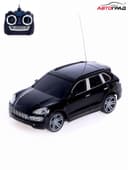 Машина на радиоуправлении, работает от батареек, цвет чёрный