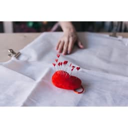 Булавки портновские «Сердце», 55 мм, 50 шт., цвет МИКС