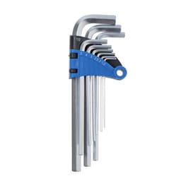 Набор ключей шестигранных ТУНДРА, удлиненных, CrV, 1.5 - 10 мм, 9 шт.