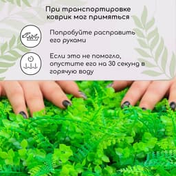 Декоративная панель, 60×40 см, «Самшит, Папоротник», Greengo