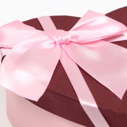 Набор подарочных коробок сердце 3 в 1, бордовый, 21×19×9 - 15.5×14×6 см