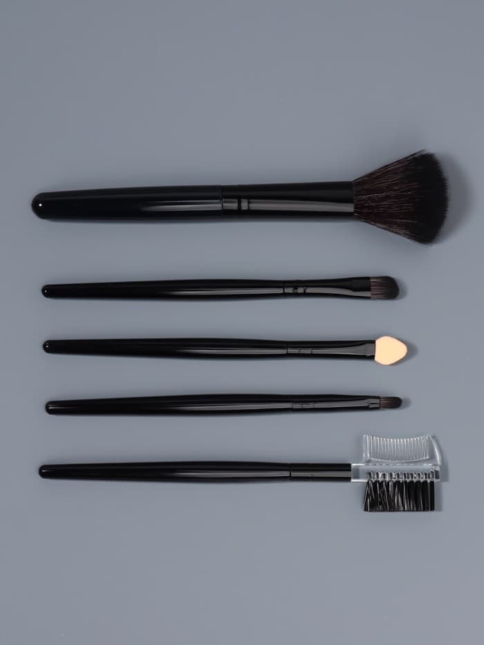 Набор кистей для макияжа SMOKY, 5 шт., чёрный