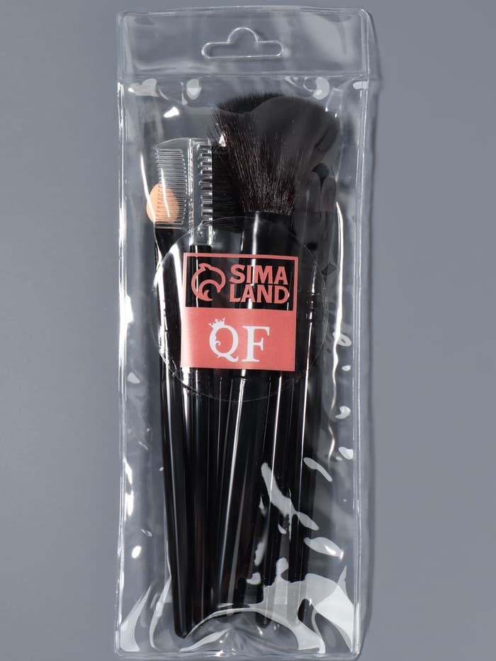 Набор кистей для макияжа SMOKY, 5 шт., чёрный