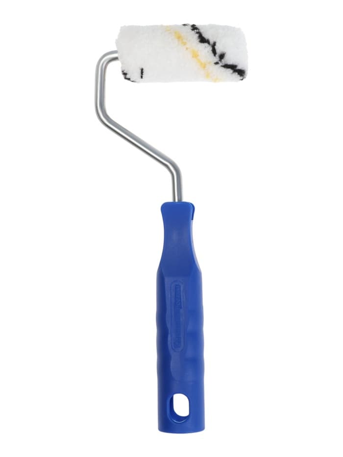 Мини-валик ТУНДРА, микрофибра, 60 мм, рукоятка d=6 мм, d=15 мм, ворс 9 мм