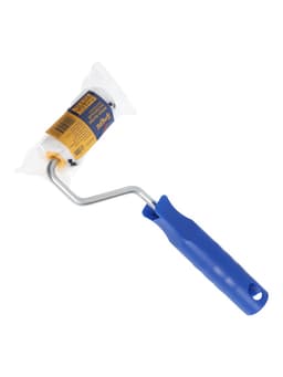 Мини-валик ТУНДРА, микрофибра, 60 мм, рукоятка d=6 мм, d=15 мм, ворс 9 мм