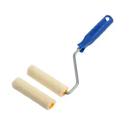 Набор ТУНДРА, велюр, рукоятка + 2 ролика 100 мм, d=6 мм, d=15 мм, ворс 5 мм