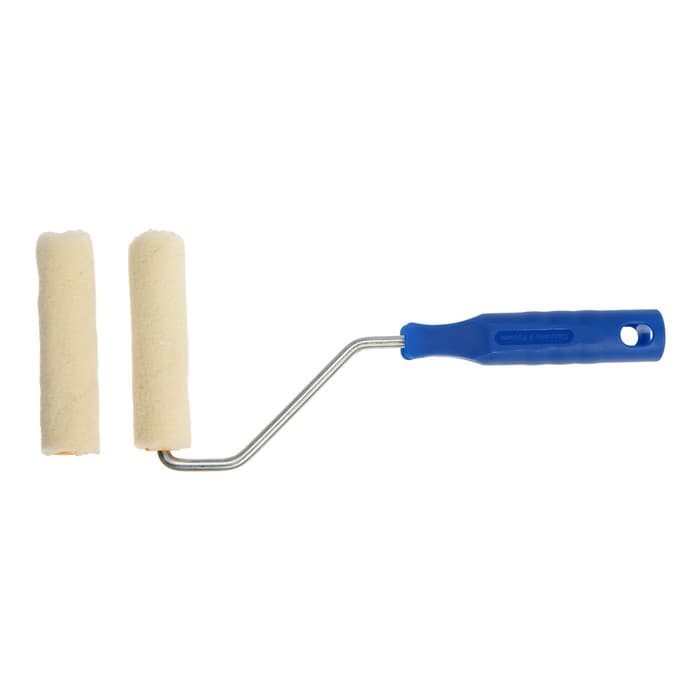 Набор ТУНДРА, велюр, рукоятка + 2 ролика 100 мм, d=6 мм, d=15 мм, ворс 5 мм