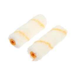 Мини-ролик ТУНДРА, полиамид, 100 мм, рукоятка d=6 мм, d=15 мм, ворс 11 мм, 2 шт.