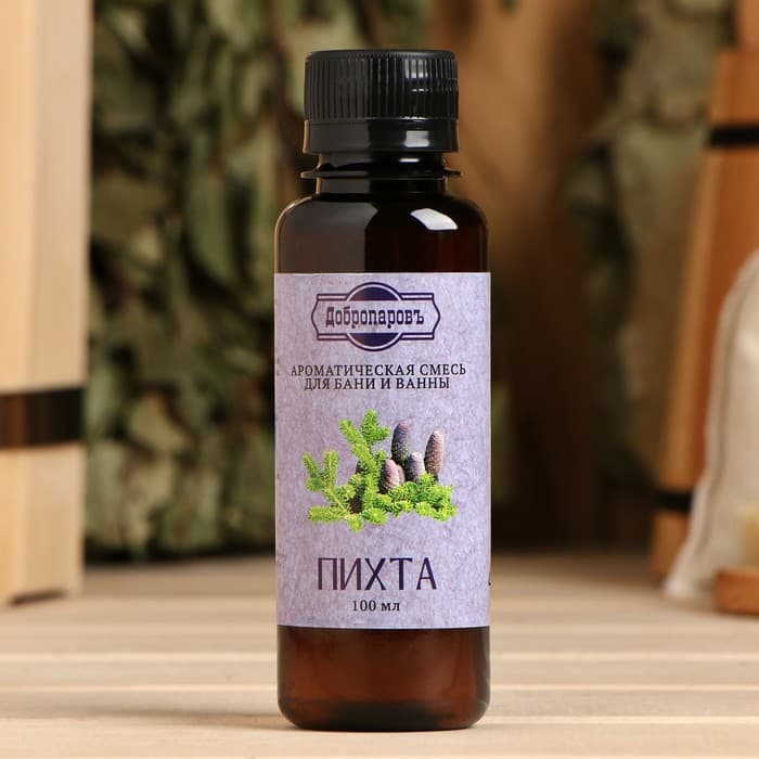 Ароматизатор для бани и ванны «Пихта», натуральная, 100 мл, «Добропаровъ»