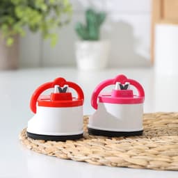 Точилка для ножей на присоске Libra Plast, пластик, МИКС