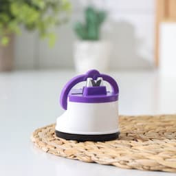 Точилка для ножей на присоске Libra Plast, пластик, МИКС