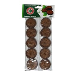 Таблетки торфяные, для рассады, d=3.6 см, с оболочкой, набор 10 шт.