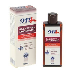 Шампунь 911 «Себопирокс» от перхоти, 150 мл