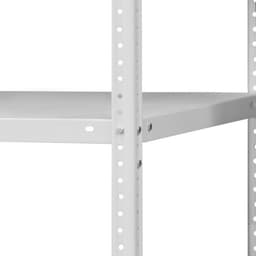 Стеллаж металлический для склада напольный ПАКС металл МС-183, 4 полки, 180×75×30 см, серый