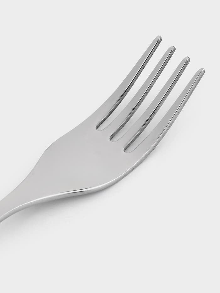 Вилка детская столовая «Непоседа», длина 18 см, толщина 2 мм, нержавеющая сталь, серебристая