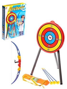 Лук «Спортивный», с мишенью и колчаном, стреляет присосками