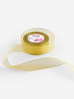 Лента парчовая, 40 мм, 23±1 м, цвет золотой