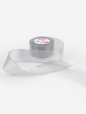 Лента парчовая, 50 мм, 23±1 м, цвет серебряный