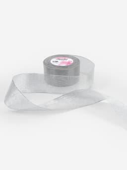 Лента парчовая, 50 мм, 23±1 м, цвет серебряный