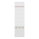 Стеновая панель ПВХ «Новита. Орхидея», добор, 2700×250 мм, цвет белый