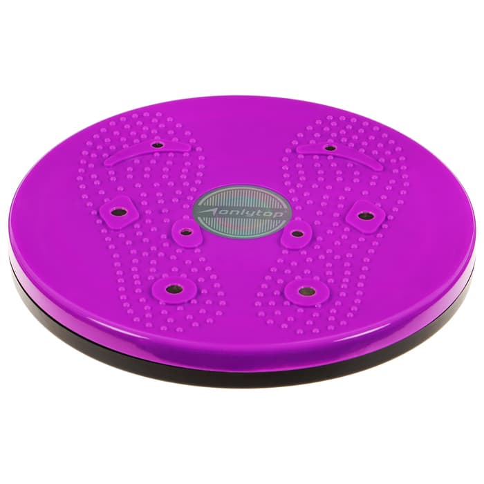 Диск здоровья ONLYTOP, с магнитными вставками, d=25 см, цвета МИКС