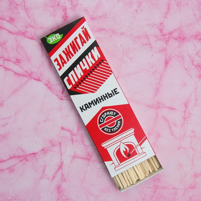 Каминные спички наполнением 40 шт., Белка-Фаворит