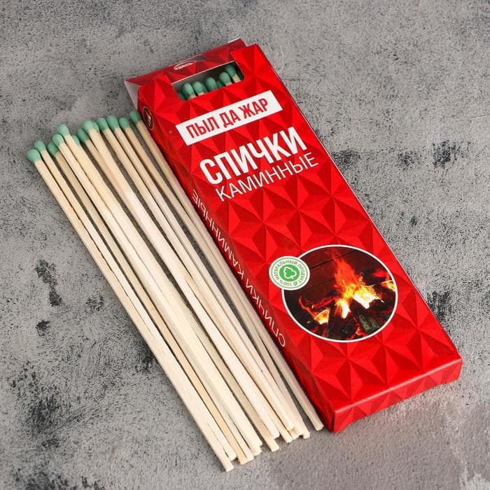 Каминные спички наполнением 40 шт., Белка-Фаворит